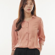 헬렌카렌 여름 카라넥 입체패턴 여성 스판 블라우스