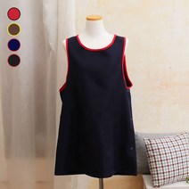 BW4725EB 원피스형 홀 버튼 목끈형 앞치마 노인용품 기본 미술 무지 배색 성인 손님용 업소용 구김없는셔츠 미용 프랜차이즈 미용실 음식점 단색 카페 요리 공예 간이 서빙 미술가정수예리빙홈 다용도 fg-02574 핸드메이드, 원피스형 앞치마_브라운