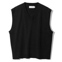 COSTUME O’CLOCK 에이씨 소프트 니트 베스트 블랙 COOSVT004BLACK AC SOFT KNIT VEST BLACK YE