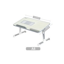 대형 공부 사무실 침실 캐비닛 가구 Flexo 책상 컴퓨터 테이블 접이식 방 노트북, with cooling fan S