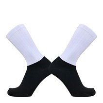 신제품 여름 통기성 사이클링 양말 남성용 미끄럼 방지 이음매 없는 에어로 자전거 내마모성 로드 양말 싸이클 사이클, white black