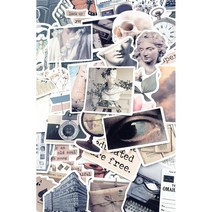 빈티지 다꾸스티커 vol 34 세트 레트로 감성 다이어리꾸미기 아이패드 인스 용품, Vol. 34-A형