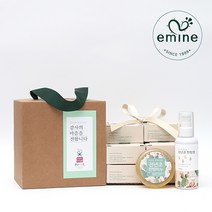 천년초 한방비누10개+한방젤1개 선물세트 미백주름개선 자외선진정 여드름완화 보습