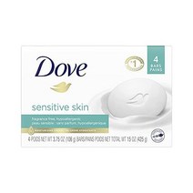 도브 뷰티 Bar More 모이스쳐라이징 Than Bar 비누 포 소프트er Skin Fragrance 프리 Hypoallergenic 센서티브 스킨위드 젠틀 클렌저 3.75