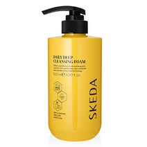 스케다 남자 데일리 딥 클렌징폼 대용량 500ml 남성 세안제