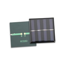 모노/다결정 태양 전지판/태양 전지 배터리 모듈 2V 3V 50mA 100mA 125mA 에폭시 보드 애완 동물 발전 1, [12] 2V 100mA 60x60mm 1pc