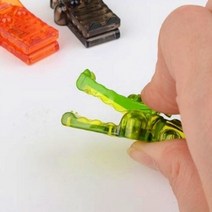 캐릭터 자석 클립 명함 포스트잇 메모홀더 냉장고 부착 집게 홀더, 가재 2P