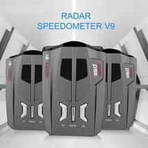 V912V 자동차 레이더 감지기 16 밴드 음성 경고 안티 스피드 신호 LED 360 도 테스트 시스템, [01] Black