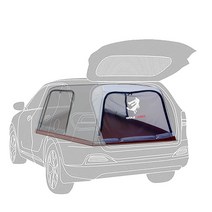 가정 설치 간편한 SUV 차박 텐트 캠핑 차안 이너텐트 (SUV 5인~11인승 용), L (베이지)