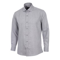 로베르따셔츠 남성용 모달 스판 카치온 일반핏 베이지 긴소매 셔츠 RL3-403-5