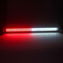 스트로보 스코프 Fso 플래시 라이트 자동 80 Led 깜박임 경찰 깜박이 조명 자동차 스트로브 경고 경찰등, [07] Red White