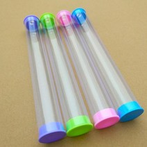 PVC 투명 튜브 답례품 대량 포장용기, PVC 튜브통