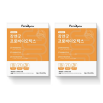 (1+1)펫앤닥터 장앤굿 프로바이오틱스 강아지 유산균 60포 고양이 변비 애견 반려견