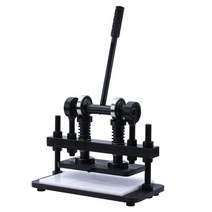 수동 다이 커팅 머신 가죽 가죽 제품 고무 프레스, 200Ⅹ140mm 스트로크 12mm