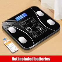 주방 저울 전자 계량 디지털 베이킹 원두 스마트 체중계 피트니스 구성 건강 분석기 스마트폰 앱 규모 USB 충전식 무선, Batteries