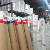 (두께0.15mm 두께0.2mm) pe롤비닐 폴리에틸렌 투명 마끼 이사 타겜 건축 공사용 통대형 비닐 (여러가지 사이즈), 두께0.15mm폭180cmx길이45M