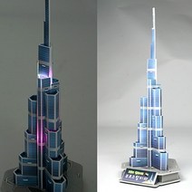 본S인터내셔널_led 부르즈 할리파 세트 1인 만들기세트 방학숙제 만들기과제 아동미술교구 미술재료_본S마트, 단일옵션