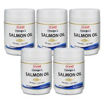 [공식판매점] 하이웰 연어오메가3 200캡슐 5통