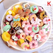 10pcs diy 수지 매력 점액 용품 추가 장식 점액 모든 필러 귀여운 케이크 과일 사탕 전화 케이스 액세서리 키트