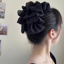TMEI 티메이 왕리본 올림머리 큰사이즈 청순 집게핀 헤어핀 13CM