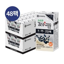 연세 고소한 검은콩 고칼슘 고단백 두유 200ml X 48팩, 상세페이지 참조