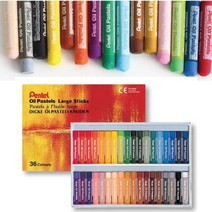 기타 바보사랑[펜스테이션]Pentel 펜텔 오일 파스텔 36색(GHT-36), 오일파스텔-36색(GHT-36)