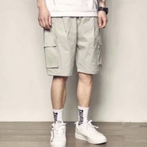 밴딩반바지 남성카고반바지 허리밴딩 7부팬츠 캐주얼바지