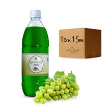 별코리아 청포도향 슬러시원액 1kg*15ea/box 청포도맛 슬러시시럽, 청포도