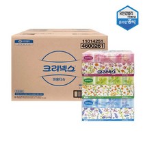 크리넥스 갤러리 미용 티슈 250매 총18개 4600261 유한킴벌리 각, 본상품선택