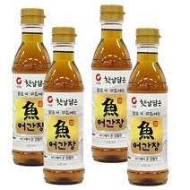 일루몬트 청정원 햇살담은 어간장 410ml, 4개