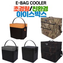 이백쿨러 20L 친환경 피크닉 차량용 미니아이스박스 보냉백, 이백쿨러 케이스 블랙