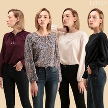 [홈쇼핑상품] [루시앙][루시앙_여성] 루시앙 여성 모던 페미닌 블라우스 4종 택2 (P0