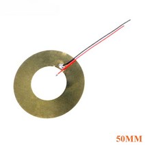 압전 피에조 세라믹 웨이퍼 플레이트 사운더 센서 10개 직경 12MM/15MM/18MM/20MM/27MM/35MM/50MM 버저 라우드 스피커용, [01] 10개 세트 50MM