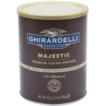 Ghirardelli 기라델리 마제스틱 더치 코코아 파우더 분말 908g, 1개, 1개