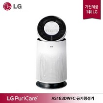 [LG전자] LG 퓨리케어 360 공기청정기 플러스 AS183DWFC 59.4㎡, 단일속성, 상세 설명 참조