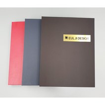 을지메뉴 고급 지레자 바인더 4종 예쁜 메뉴판 3공 속지케이스, 가성비바인더 진브라운, 속지케이스 4개