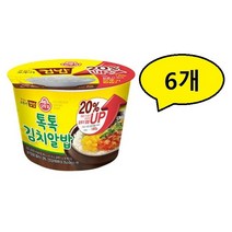 오뚜기 컵밥 톡톡 김치알밥 222g(증량), 6개, 222g