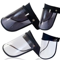 코코쉘 썬캡 각도조절 완전투명 시크블랙 타입02)STY 전면보호썬캡