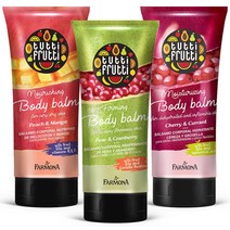 [1+1] 파모나 투티푸르티 바디크림 200ml (체리_망고_페어), 01A_피치&망고 바디밤 200ml, 02C_체리&커란트 바디밤 200ml