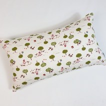 우리가 수제 순면100% 소녀 푹신한 유아 편백 메밀 베개커버 2040 2545(커버만)