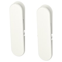 이케아 스코디스 클립 2P 화이트 2x8cm 스틸