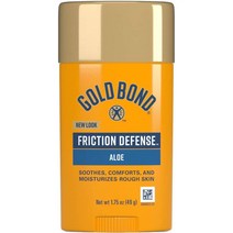 골드 본드 프릭션 디펜스 알로에 보습 스틱 Gold Bond Friction Defense 49g, 1