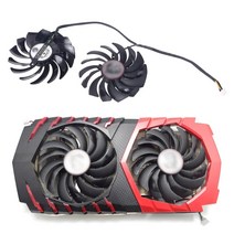 PLD10010S12HH 4 핀 MSI Radeon R9 RX470 480 570 580 GTX1080Ti 1080 게임용 그래픽 카드 쿨러 팬 2 피스, 한개옵션0
