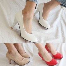 (김잭콩_사장픽) 빅사이즈가능 여성구두 펌프스 여자하이힐 8.5cm P216