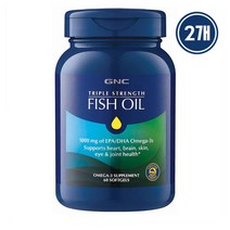 GNC 오메가3 피쉬오일 EPA DHA 60캡슐 해외