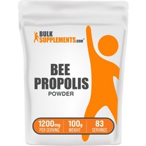BULKSUPPLEMENTS.COM 비 프로폴리스 분말 - 항산화 지원을 위한 건강 보조식품 천연 글루텐 프리 1회 제공량당 1200mg 208회 제공량250그램 8.8온스, [04] 3.52온스(1팩)