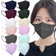 새부리형 컬러 마스크 빅토리아 대형 50매 국내생산 MB필터 컬러 13가지 색상 택일, 그린