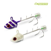 엑스코어 XCDD 드라드 텐야(110g~180g)/오징어 갈치채비 텐야지그헤드/갈치텐야/오징어텐야, 110g, 01번 글로우