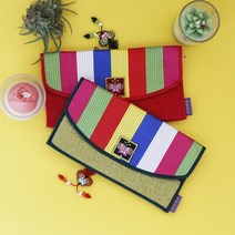 색동 비단 누빔 장지갑(5colors)장지갑 패션장지갑 전통장지갑 누빔장지갑 누빔지갑파우치 지갑파우치 통장파우치 자수누빔지갑 한국스타일지갑 한복지갑 한복장지갑