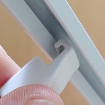 [토토의선물] 액자 걸이 레일 천정 천장 전용 와이어 세트 셋트 0.5m 그림 사진 슬림 인테리어 갤러리, 5) 챠밍세트/포인트/화이트